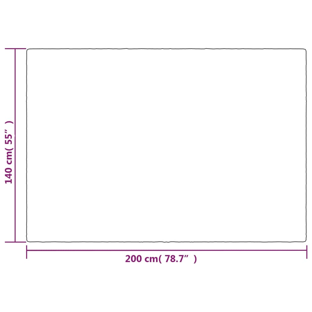 tyngdetæppe med betræk 140x200 cm 10 kg stof grå