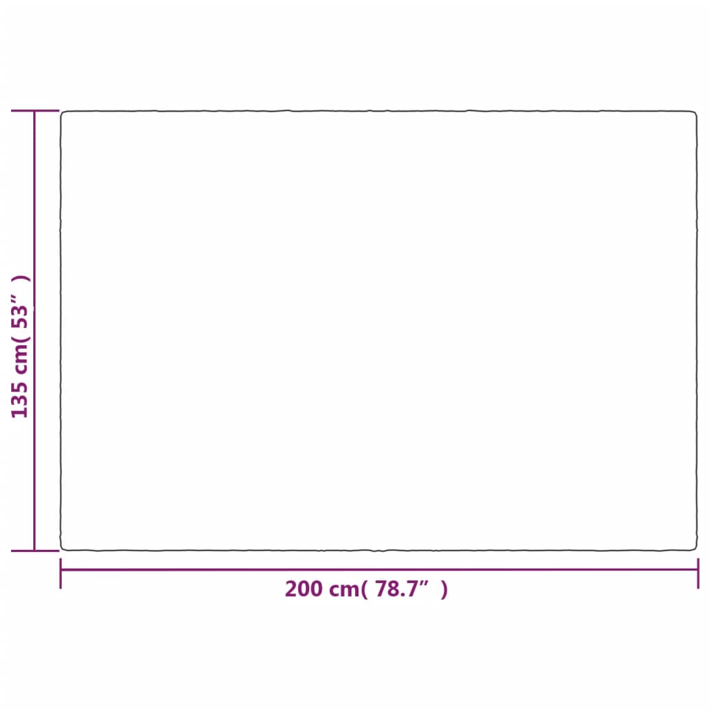 tyngdetæppe med betræk 135x200 cm 10 kg stof grå
