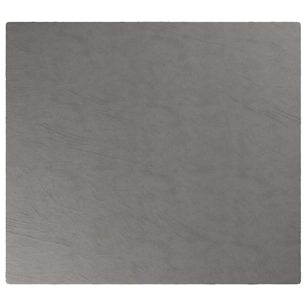 tyngdetæppe med betræk 200x220 cm 9 kg stof grå