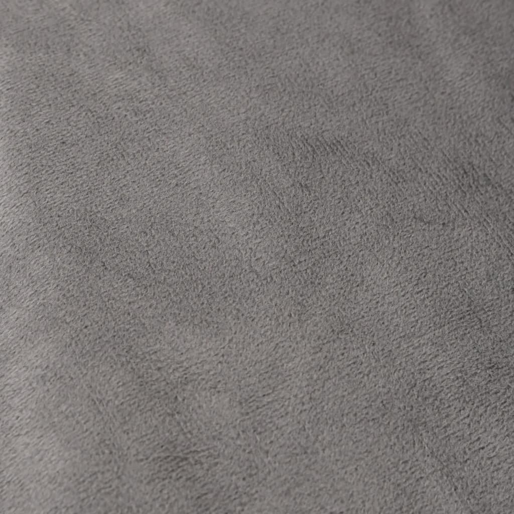 tyngdetæppe med betræk 200x230 cm 9 kg stof grå