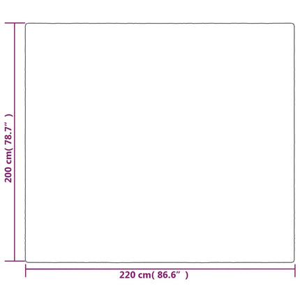 tyngdetæppe med betræk 200x220 cm 13 kg stof grå