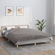 tyngdetæppe med betræk 200x220 cm 13 kg stof grå