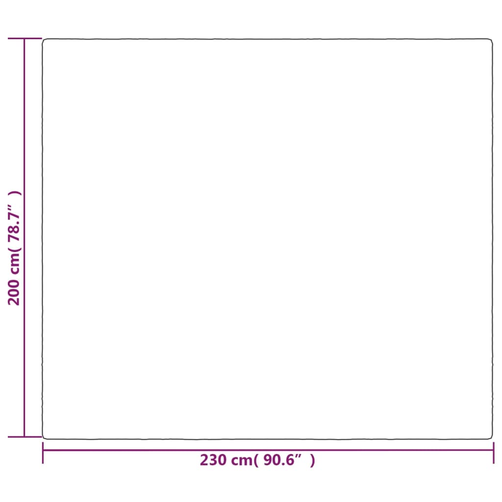tyngdetæppe med betræk 200x230 cm 13 kg stof grå