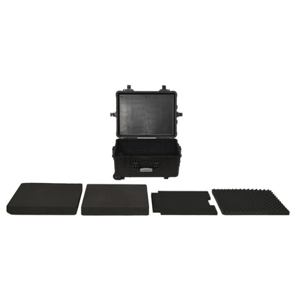 flightcase med hjul 58x45x27 cm PP sort