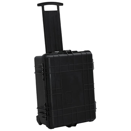 flightcase med hjul 58x45x27 cm PP sort