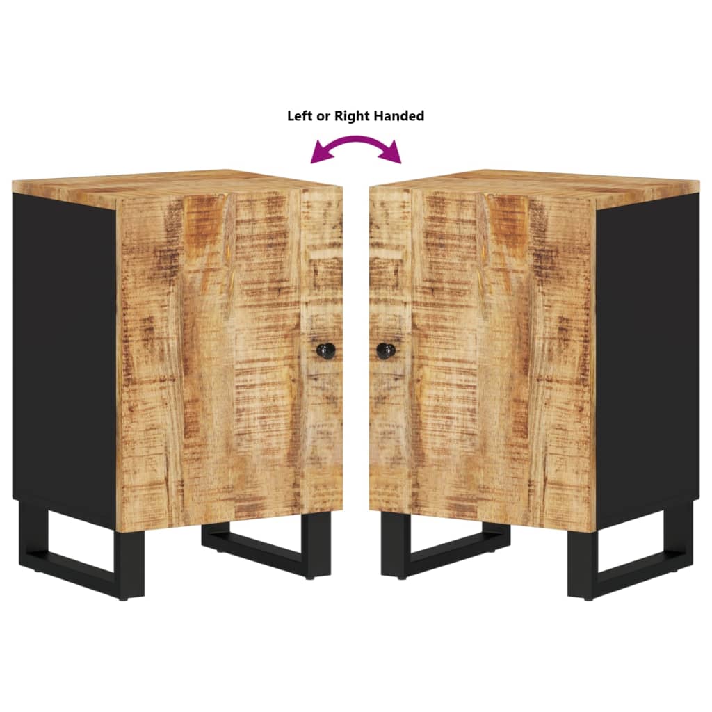 badeværelsesskab 38x33x58 cm massivt mangotræ