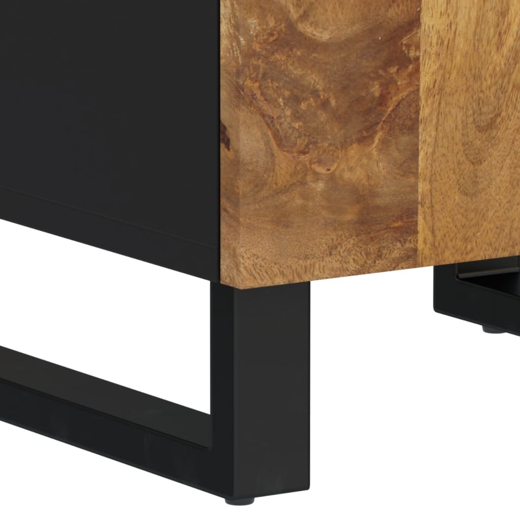 badeværelsesskab 38x33x160 cm massivt mangotræ