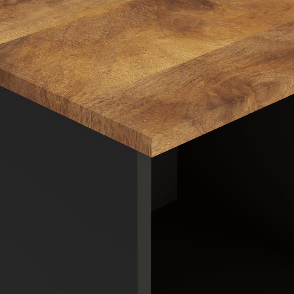 badeværelsesskab 38x33x160 cm massivt mangotræ