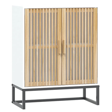 skænk 60x30x75 cm konstrueret træ hvid