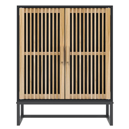 skænk 60x30x75 cm konstrueret træ sort