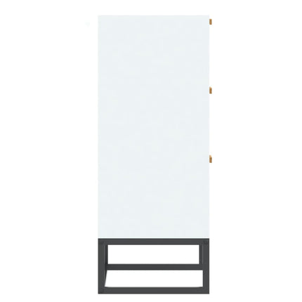 skænk 60x30x75 cm konstrueret træ hvid