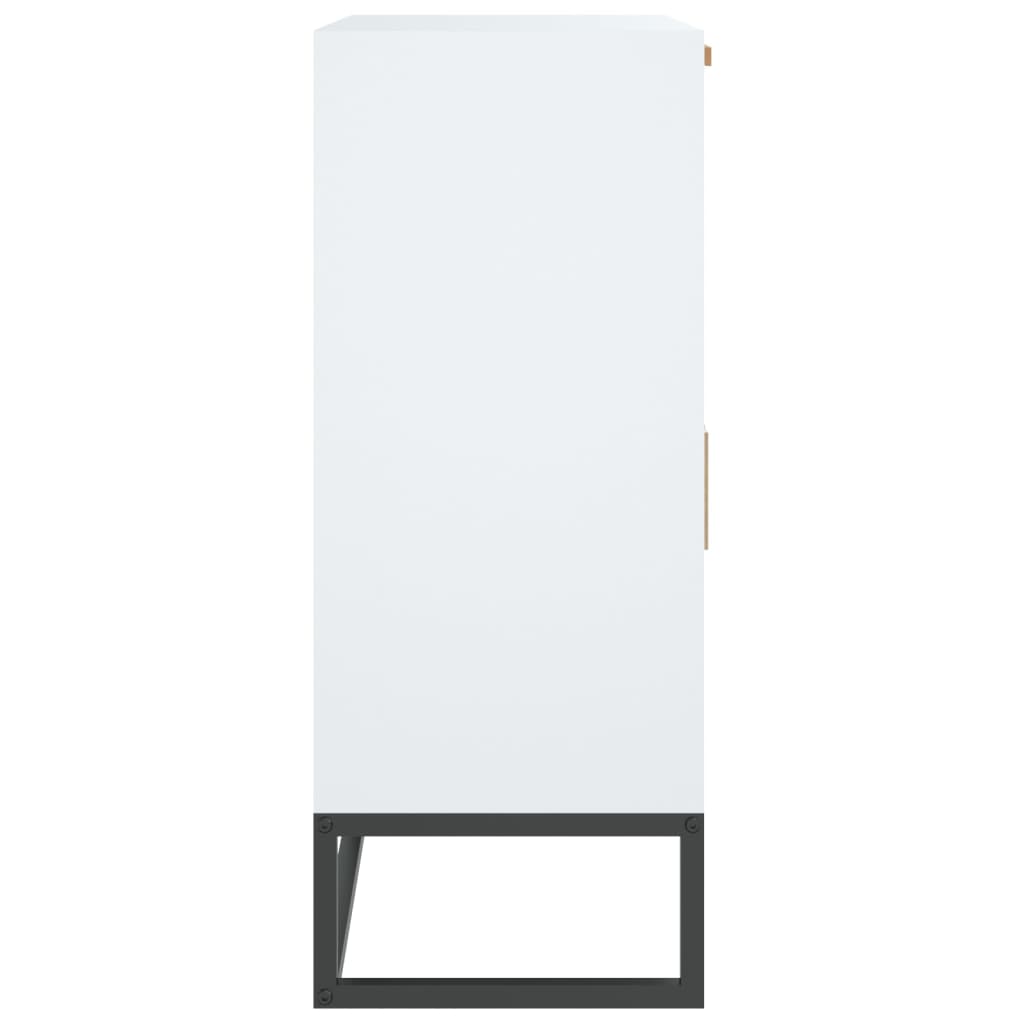 skænk 60x30x75 cm konstrueret træ hvid