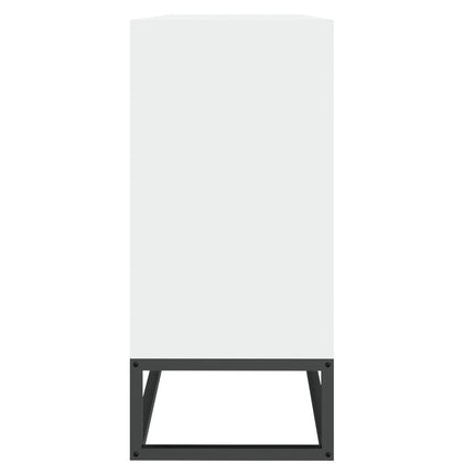 skænk 105x30x65 cm konstrueret træ hvid