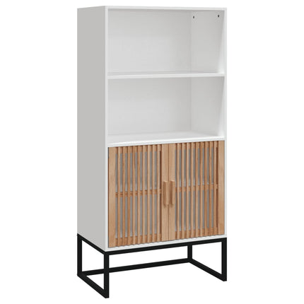 højskab 60x35x125 cm konstrueret træ hvid