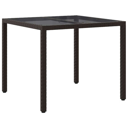 Havemøbel Bord Brun 90 x 90 x 75 cm polyrattan