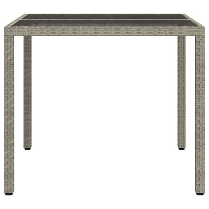 Havemøbel Bord Grå 90 x 90 x 75 cm polyrattan