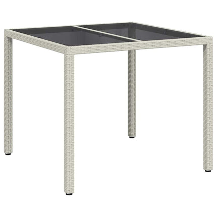 Havemøbel Bord Hvid 90 x 90 x 75 cm polyrattan