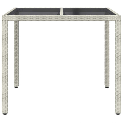Havemøbel Bord Hvid 90 x 90 x 75 cm polyrattan