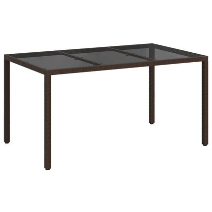 Havemøbel Bord Brun 150 x 90 x 75 cm polyrattan
