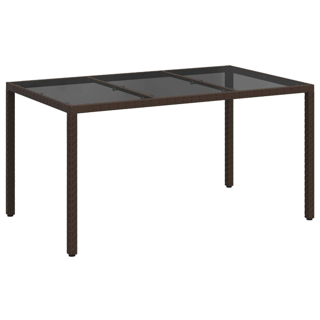 Havemøbel Bord Brun 150 x 90 x 75 cm polyrattan