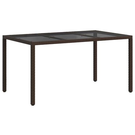 Havemøbel Bord Brun 150 x 90 x 75 cm polyrattan