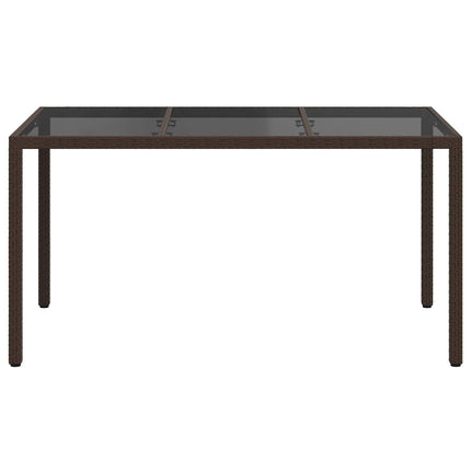 Havemøbel Bord Brun 150 x 90 x 75 cm polyrattan