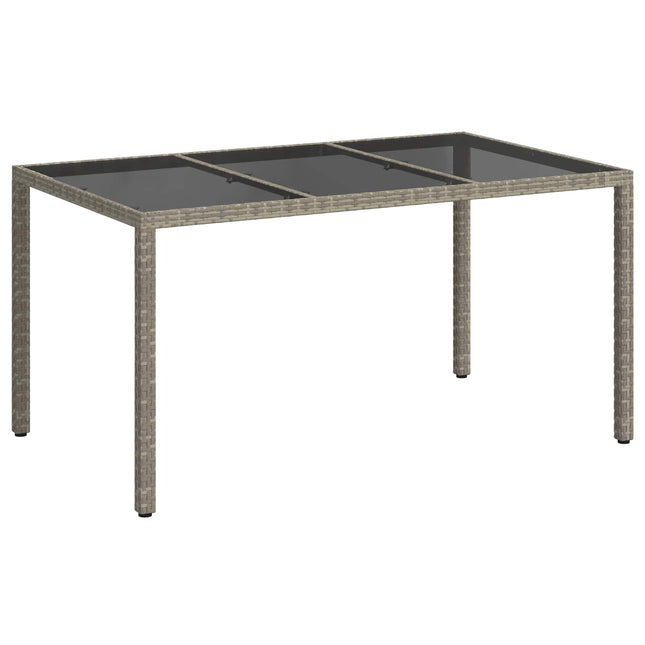 Havemøbel Bord Grå 150 x 90 x 75 cm polyrattan