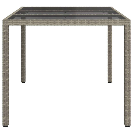 Havemøbel Bord Grå 150 x 90 x 75 cm polyrattan