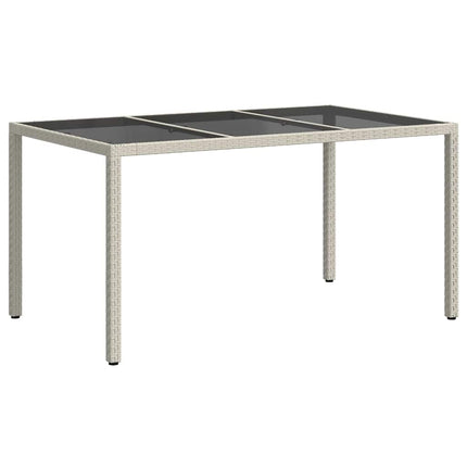 Havemøbel Bord Hvid 150 x 90 x 75 cm polyrattan