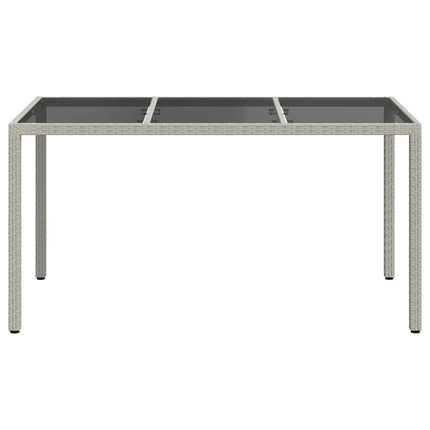 Havemøbel Bord Hvid 150 x 90 x 75 cm polyrattan
