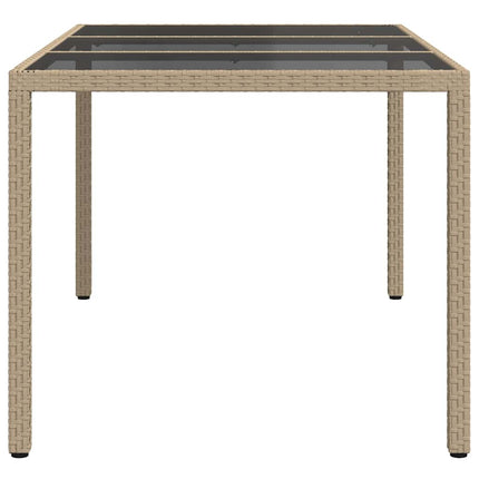 Havemøbel Bord Beige 150 x 90 x 75 cm polyrattan