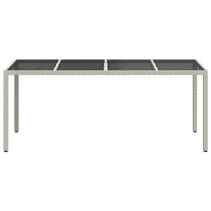 Havemøbel Bord Hvid 190 x 90 x 75 cm polyrattan
