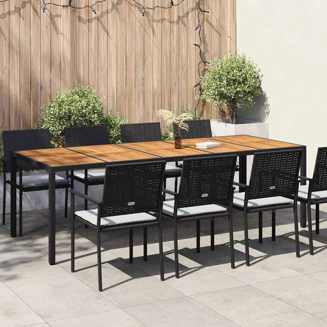 Havemøbel Bord Sort polyrattan