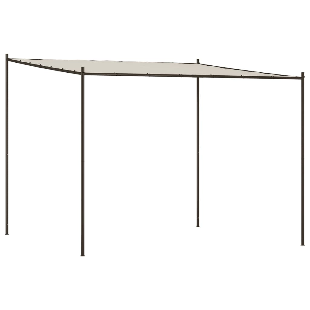 pavillon 3x3 m 180 g/m² stof og stål hvid