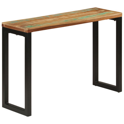 konsolbord 110x35x75 cm massivt genbrugstræ