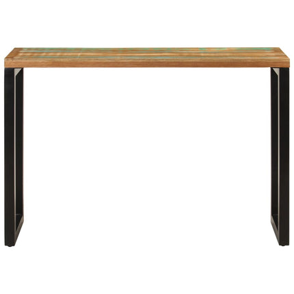 konsolbord 110x35x75 cm massivt genbrugstræ