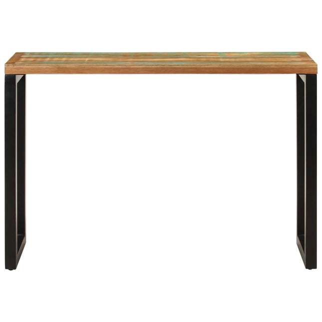 konsolbord 110x35x75 cm massivt genbrugstræ
