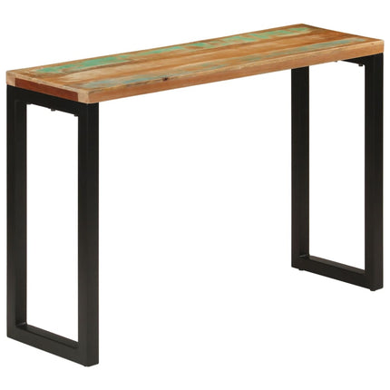 konsolbord 110x35x75 cm massivt genbrugstræ