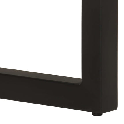 konsolbord 110x35x75 cm massivt genbrugstræ