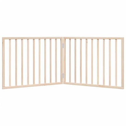 hundegitter foldbart 2 paneler 160 cm poppeltræ