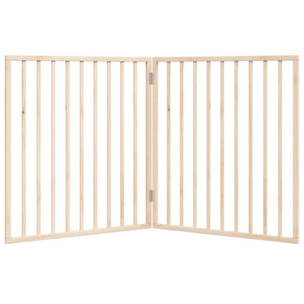 hundegitter foldbart 2 paneler 160 cm poppeltræ