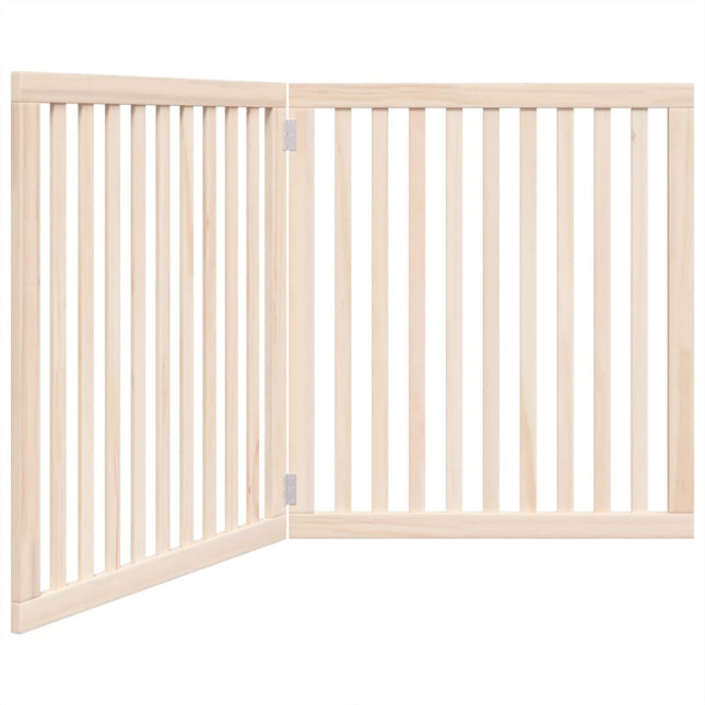 hundelåge 2 paneler 160 cm poppeltræ