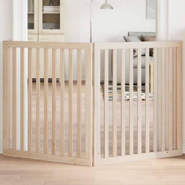 hundelåge 2 paneler 160 cm poppeltræ