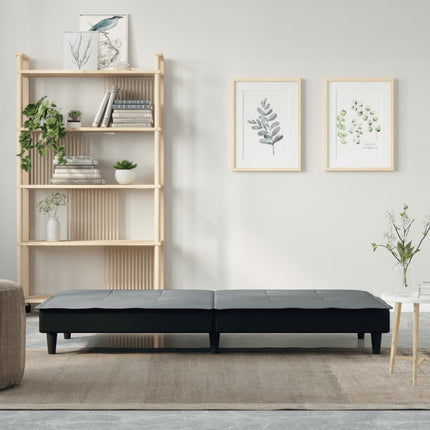 sovesofa stof lysegrå