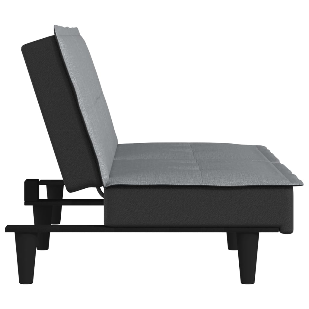 sovesofa stof lysegrå