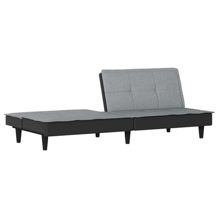 sovesofa stof lysegrå