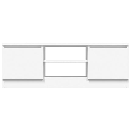 tv-bord med låge 102x30x36 cm hvid