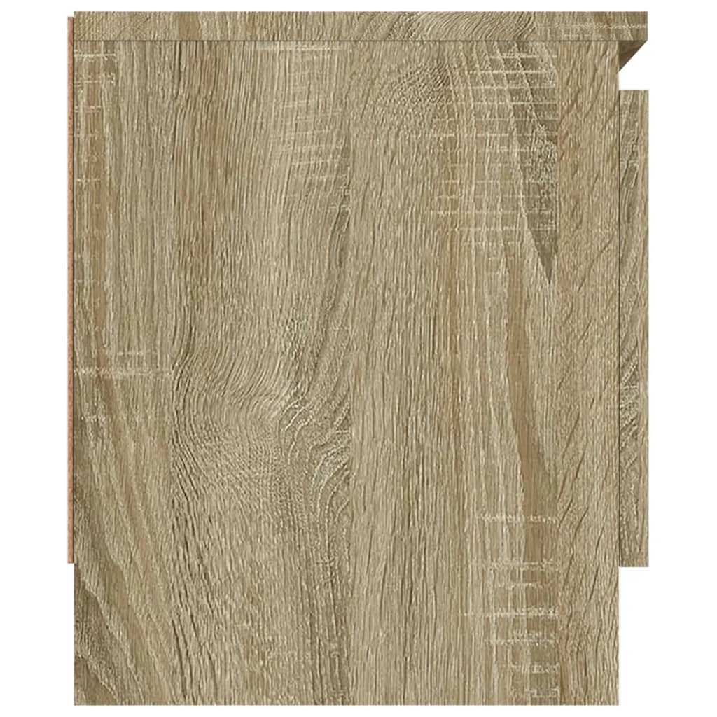 tv-bord med låge 102x30x36 cm sonoma-eg