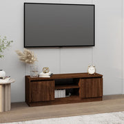 tv-bord med låge 102x30x36 cm brun egetræsfarve