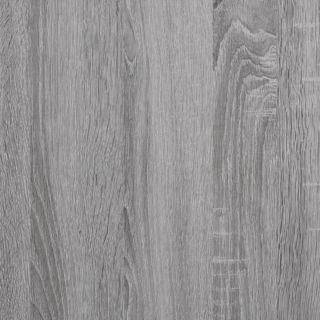 bogreol/rumdeler 80x24x63 cm grå sonoma-eg
